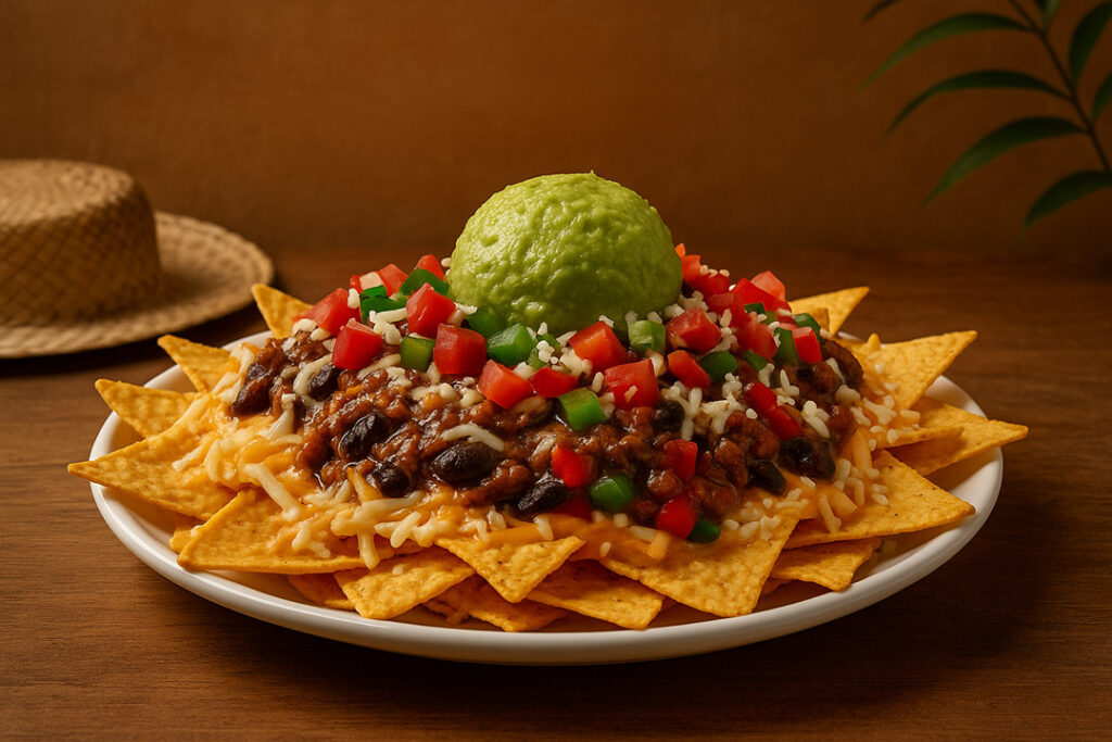 Disfruta los Nachos Tex-Mex con estilo caribeño en Aires de Trapiche. Sabor auténtico para compartir en Logroño, Pamplona y Barakaldo.