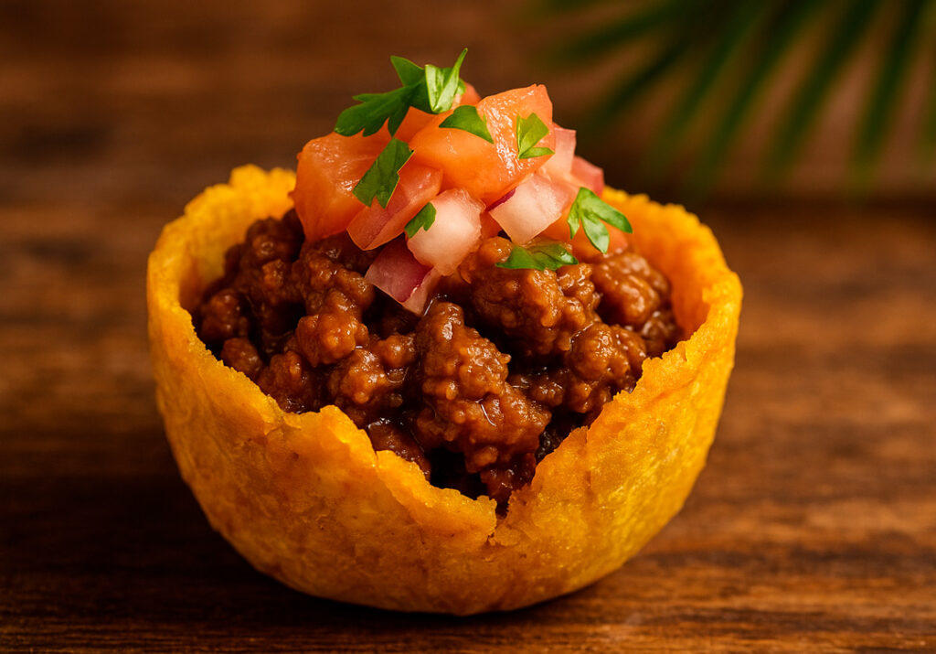 Canastillas de Patacón de Chile con Carne: el sabor caribeño que impulsa Aires de Trapiche