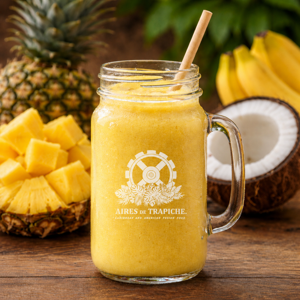 Smoothies caribeños en Aires de Trapiche: fruta, frescor y sabor tropical en Itaroa, Berceo y Max Center. Refréscate con nosotros