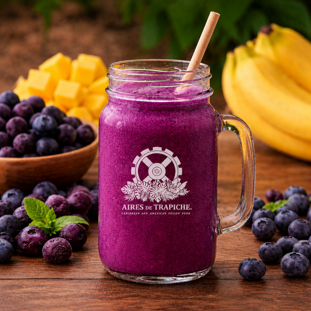 Smoothies caribeños en Aires de Trapiche: fruta, frescor y sabor tropical en Itaroa, Berceo y Max Center. Refréscate con nosotros
